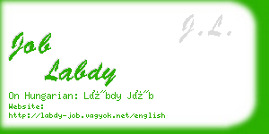 job labdy business card